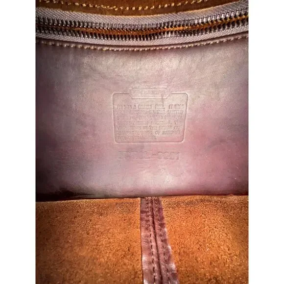 Coach Vintage Rambler Classic equestrian saddle bag Leather Mahogany - Picture 3 of 13